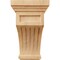 Ekena Millwork 5 1/2"W x 5 1/2"D x 10"H Fluted Corbel, Red Oak COR05X05X10FLRO - alternate 4